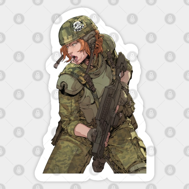 Colonial Ragowski- Variant Sticker by RAGS